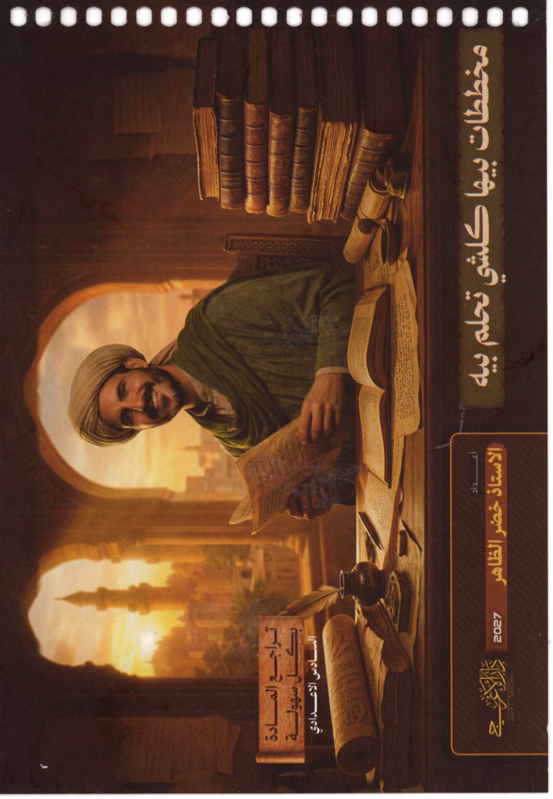 مخططات اللغة العربية للصف السادس الاعدادي الجزء الاول 2027